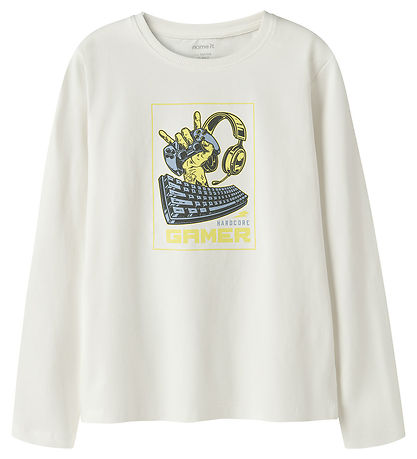 Name It Bluse - 2-pak - NkmVux - Cloud Dancer/Endless Sky