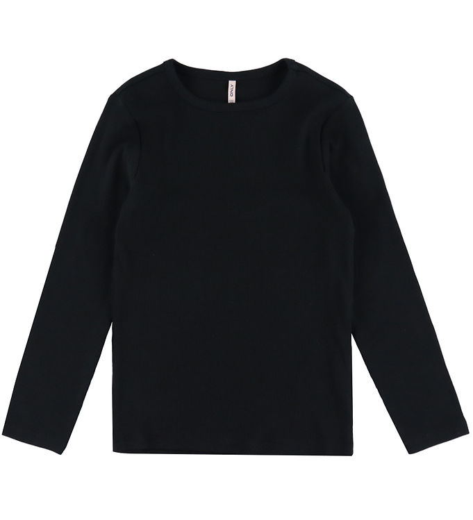 Kids Only Bluse - Noos - Rib - KogLucky - Sort