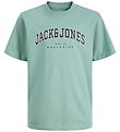Jack & Jones T-shirt -Noos - JjeCaleb - Mineral Blue