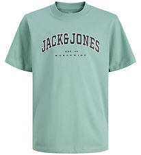 Jack & Jones T-Shirt -Noos - JjeCaleb - Mineraal Blue