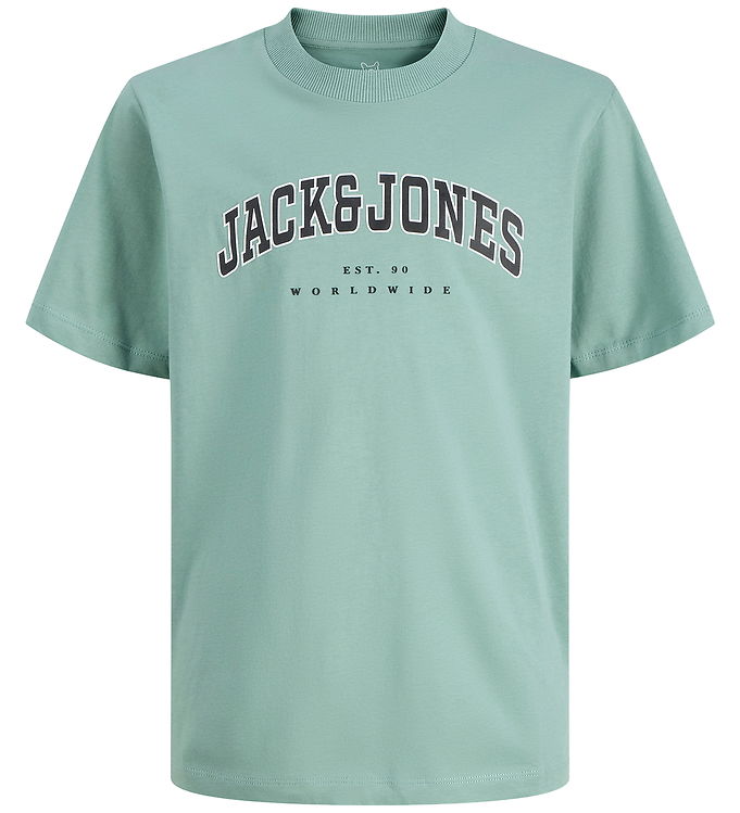 Jack & Jones T-shirt -Noos - JjeCaleb - Mineral Blue