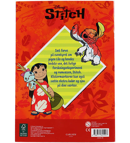 Forlaget Carlsen Malebog - Lilo Og Stitch