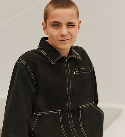 Molo Denimjakke - Hetson - Washed Black