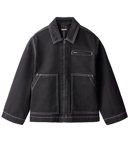 Molo Denimjakke - Hetson - Washed Black
