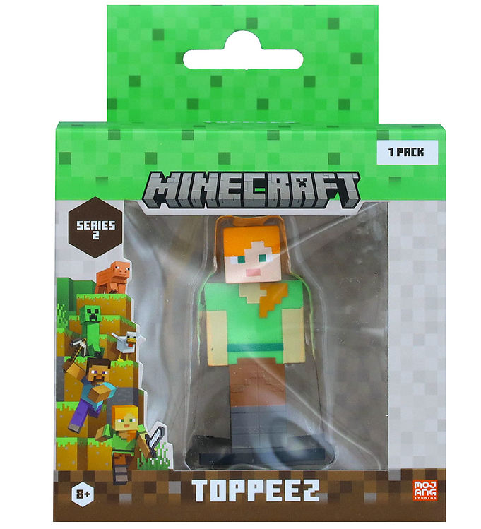 Minecraft Figur - 3D - 6 cm - Assorteret