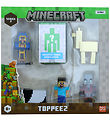 Minecraft Figure - 3D - 6 cm - 6-pak - Deluxe - Assorteret