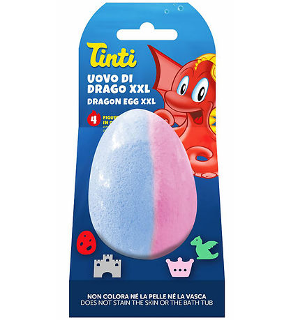 Tinti Bath Bombs - Extra Large Magic Egg - Dragons - Assorteret