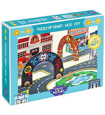 Djeco Puslespil - 33 Brikker - Crazy Motors - Voiture - Puzzl'Up