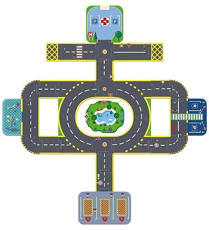 Djeco Puslespil - 33 Brikker - Crazy Motors - Voiture - Puzzl'Up