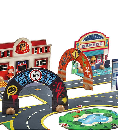 Djeco Puslespil - 33 Brikker - Crazy Motors - Voiture - Puzzl'Up