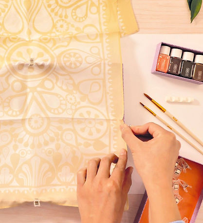 Djeco Kreasæt - Atelier 11 - Silkemaling