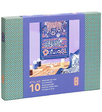 Djeco Kreasæt - Atelier 10 - Silkemaling