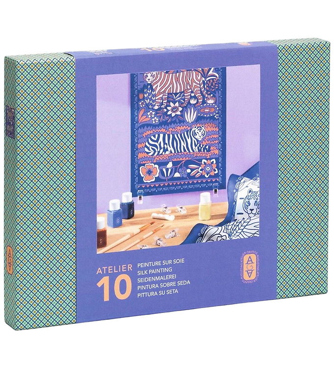 Djeco Kreasæt - Atelier 10 - Silkemaling