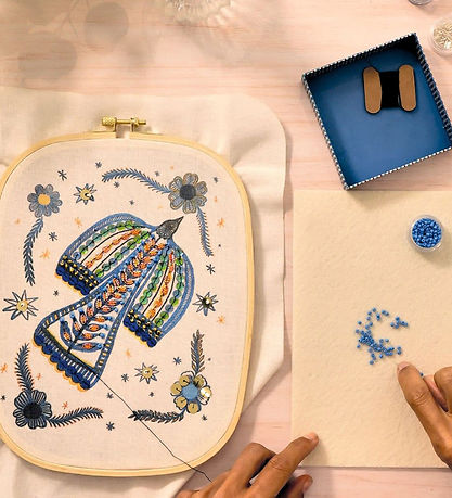 Djeco Kreasæt - Atelier 59 - Perlebroderi