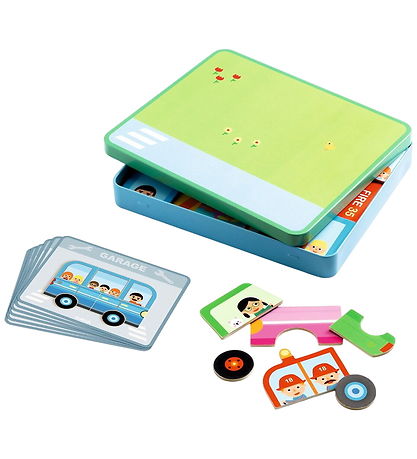 Djeco Magnetspil - Inzebox Vehicles