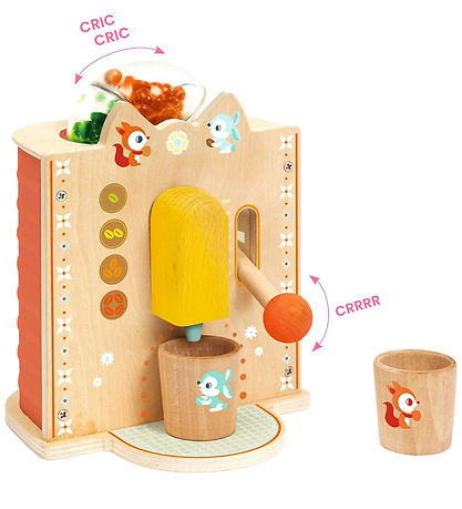 Djeco Trælegetøj - Bean-To-Cup Espresso