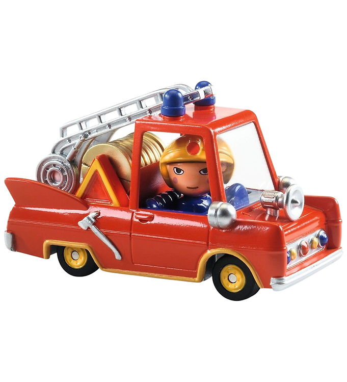 Djeco Bil - 7 cm - Crazy Motors - Little Fire Truck
