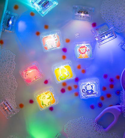 Glo Pals Sansekuber m. Lys - 6 Stk. - Zany Zoo