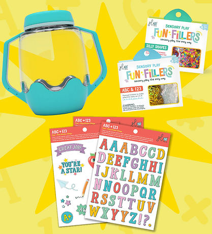 Glo Pals Sansekrukke m. Lys - Gavesæt - ABC