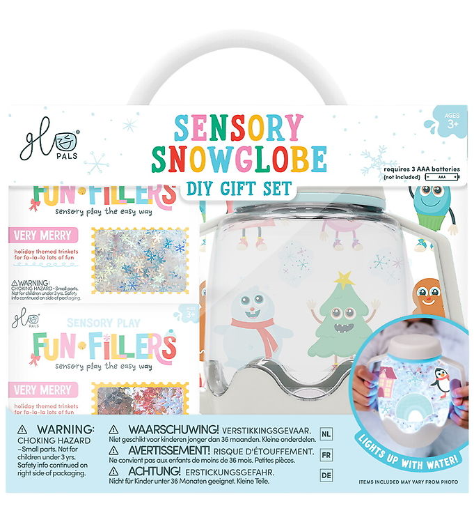 Glo Pals Sansekrukke m. Lys + Tilbehør - Gavesæt - Winter