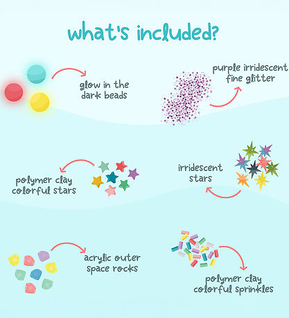 Glo Pals Sansekrukke Fyld - FUN FILLERS - SPACE