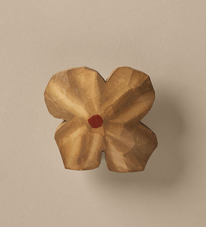 Ferm Living Knage - Poesie Hand-carved Hook - Tan