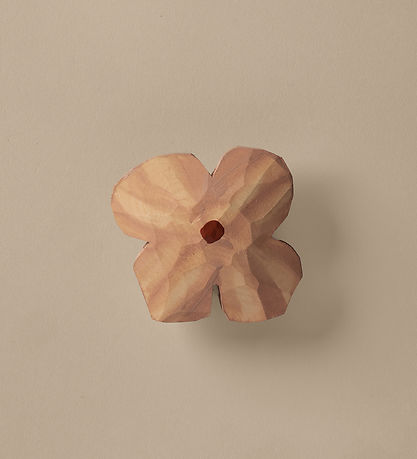 Ferm Living Knage - Poesie Hand-carved Hook - Rose