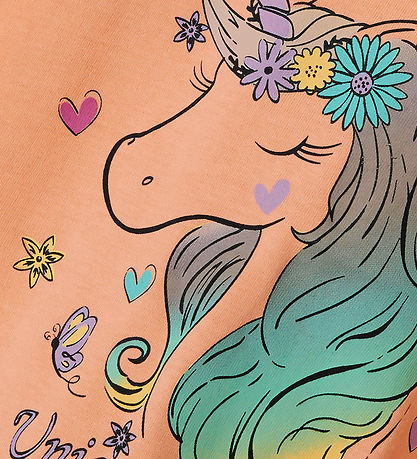 Name It T-shirt - NmfPzoey - Peach Nectar