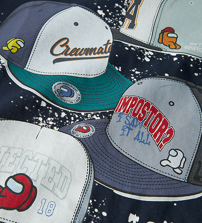 Name It T-shirt - NkmAlbi Among Us - Navy Blazer