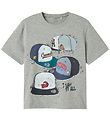 Name It T-shirt - NkmAlbi Among Us - Grey Melange