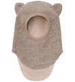 Huttelihut Balaclava - Wool - 2-layer - Camel Melange