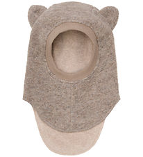 Huttelihut Elefanthue - Uld - 2-lags - Camel Melange