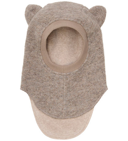 Huttelihut Elefanthue - Uld - 2-lags - Camel Melange