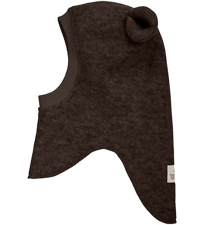 Huttelihut Elefanthue - Uld - 2-lags - Dark Brown Melange