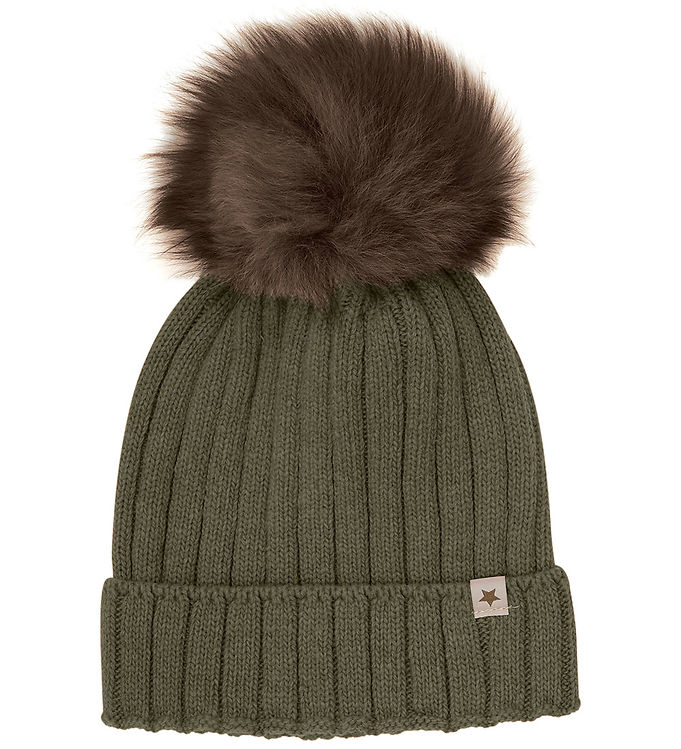 Huttelihut Hue - Uld - Beetle m. Pelskvast