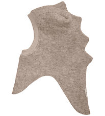 Huttelihut Elefanthue - Uld - 2-lags - Camel Melange m. Takker