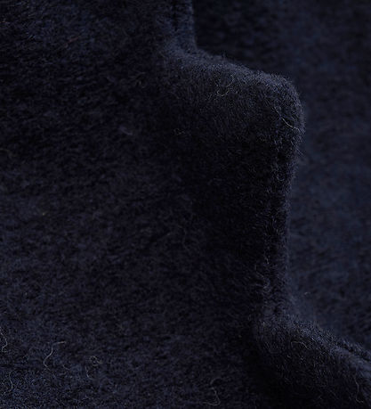 Huttelihut Elefanthue - Uld - 2-lags - Dark Navy m. Takker