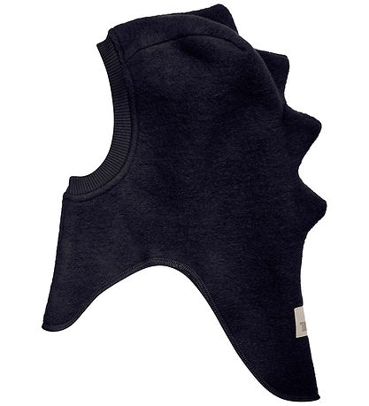 Huttelihut Elefanthue - Uld - 2-lags - Dark Navy m. Takker