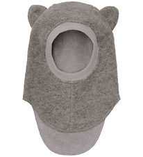 Huttelihut Elefanthue - Uld - 2-lags - Medium Grey Melange