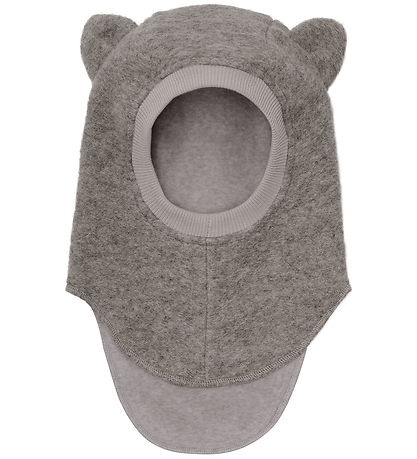 Huttelihut Elefanthue - Uld - 2-lags - Medium Grey Melange