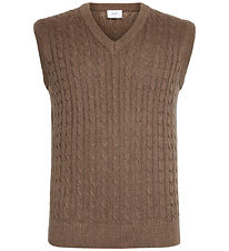 Grunt Vest - Strik - GrMoro - Nature Melange