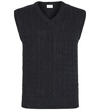 Grunt Vest - Strik - GrMoro - Black Melange