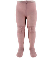 Melton Strømpebukser - Antiskrid - Alt Rosa
