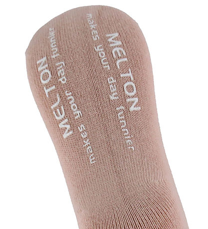 Melton Strømper m. Antiskrid - Alt Rosa