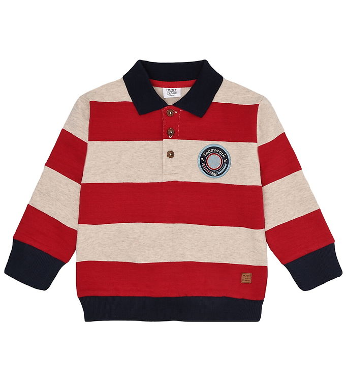 Hust and Claire Sweatshirt - HcSejer - Warm Red