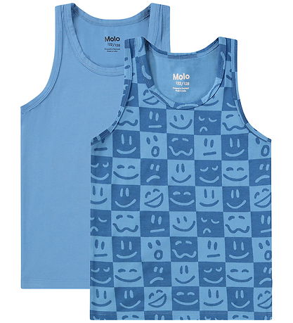 Molo Undershirt - Jayden - 2-Pack - Blue Vibes