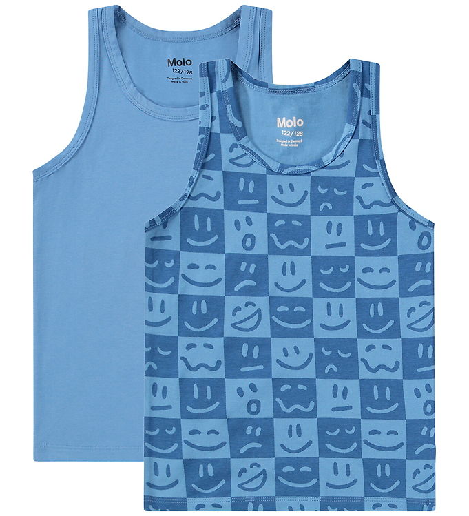 Molo Undertrøjer - Jayden - 2-pak - Blue Vibes