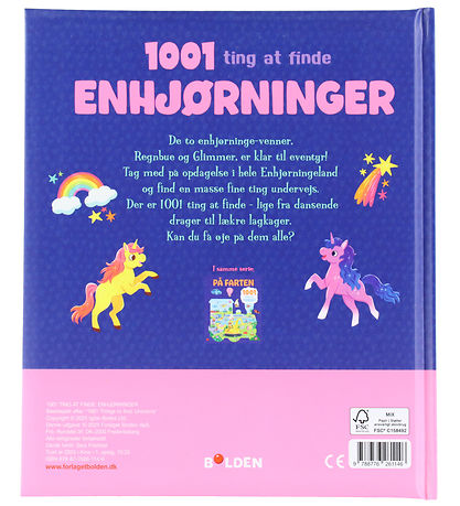 Forlaget Bolden Bog - 1001 Ting At Finde: Enhjørninger