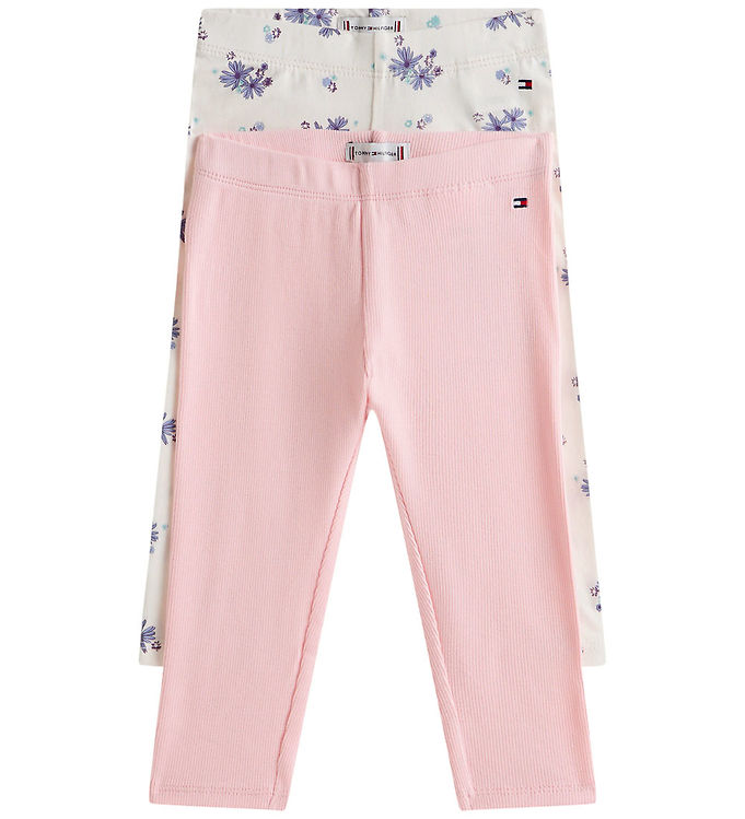 Tommy Hilfiger Leggings - 2-pak - Flower/navy