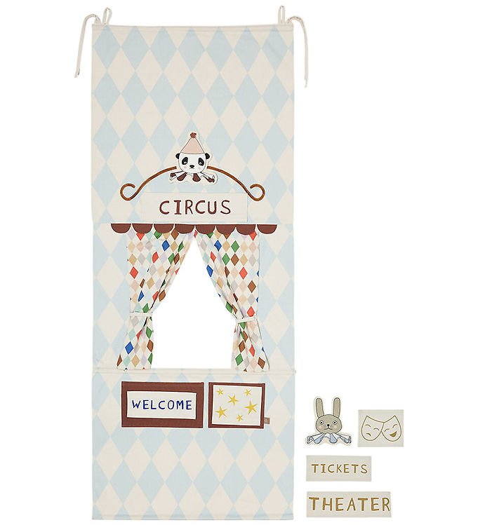 OYOY Legedør - 192 cm - Teater & Cirkus - Blå